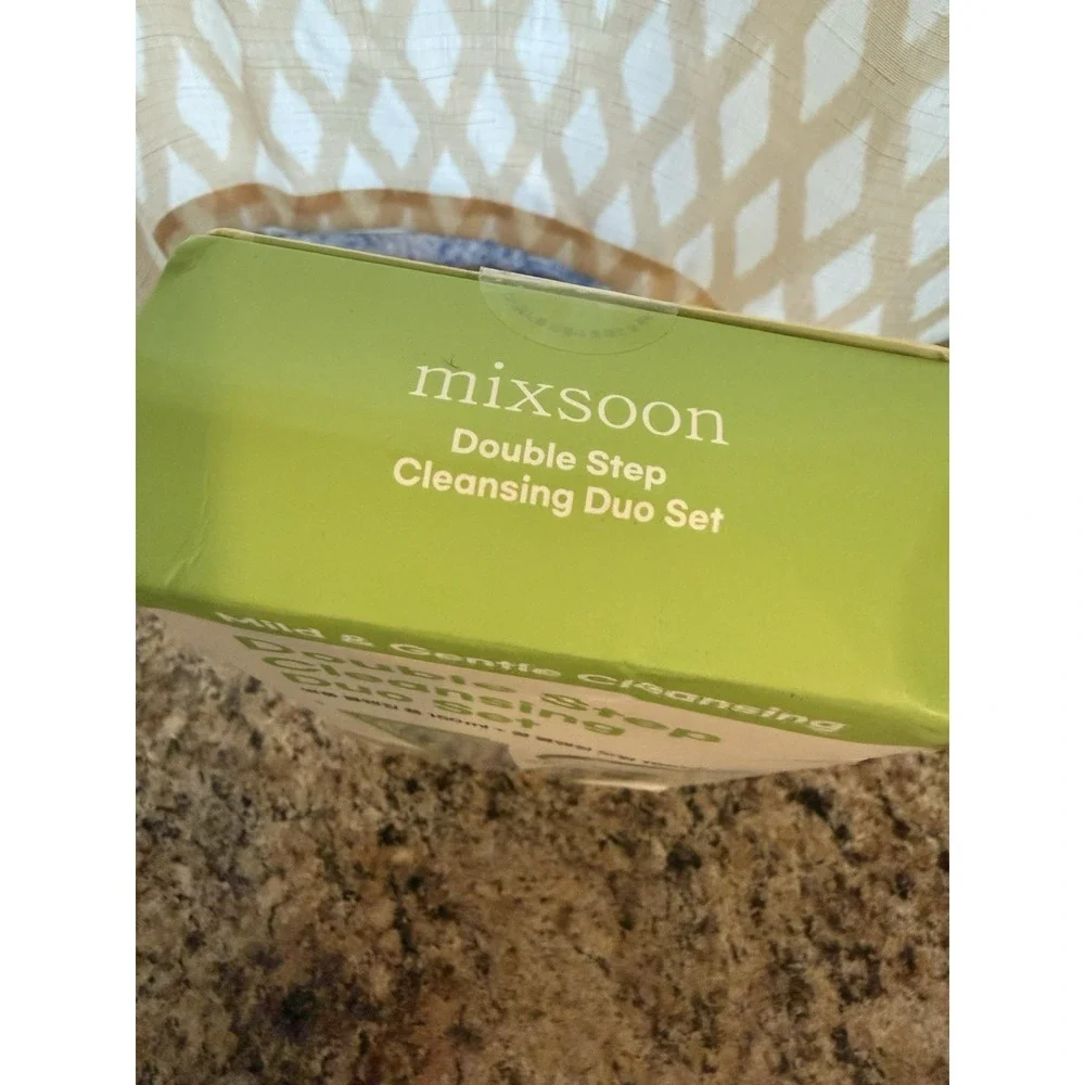 mixsoon double step cleaning duo set cleansing foam/cleansing oil-NEW IN BOX